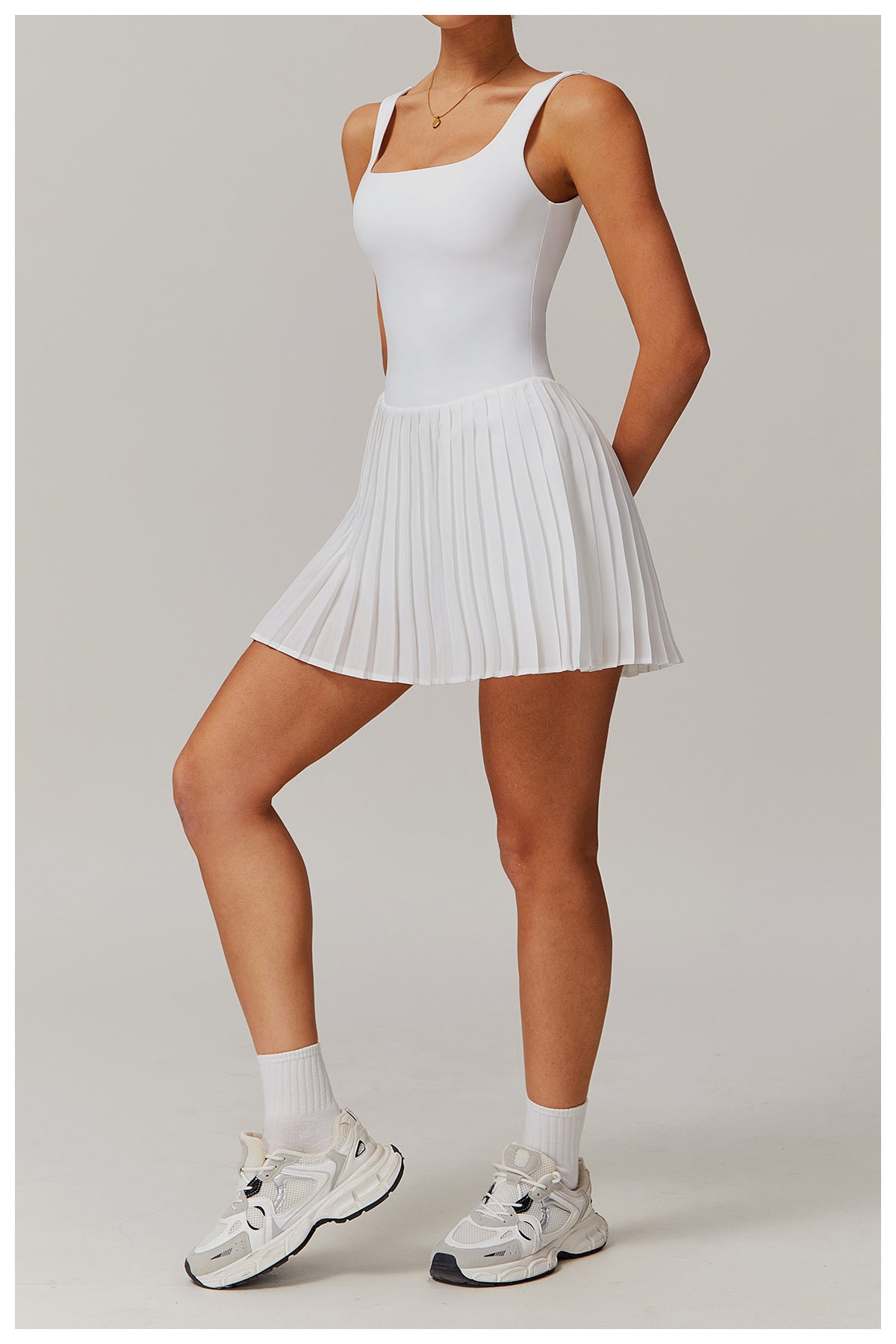 Mirabelle Norhaven Pleated Midi Dress