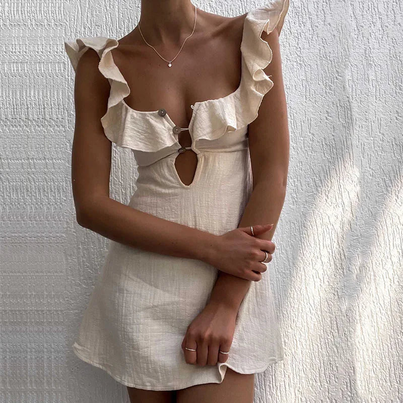 Octavia Torrington Tiered Mini Dress