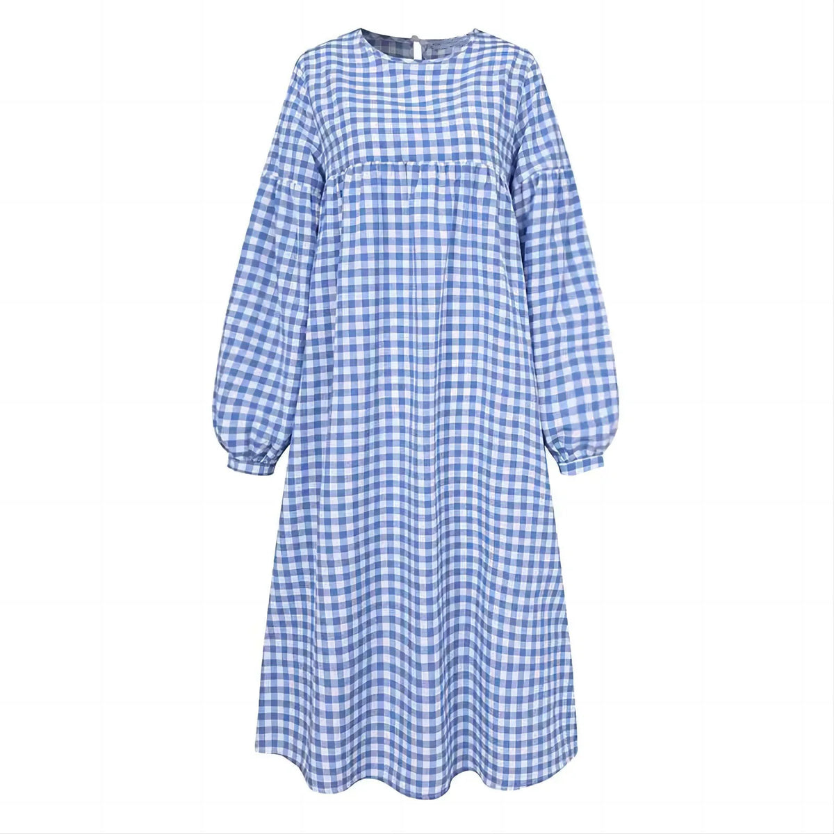 Theodora Lyneham Puff Sleeve Midi Dress