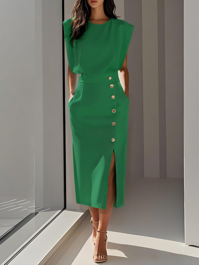 Clemence Varley Summer Midi Dress