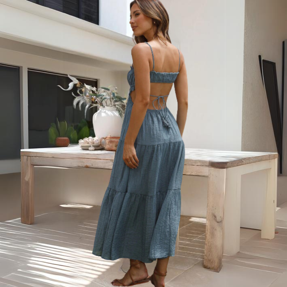 Leonie Ravensworth Cut Out Maxi Dress