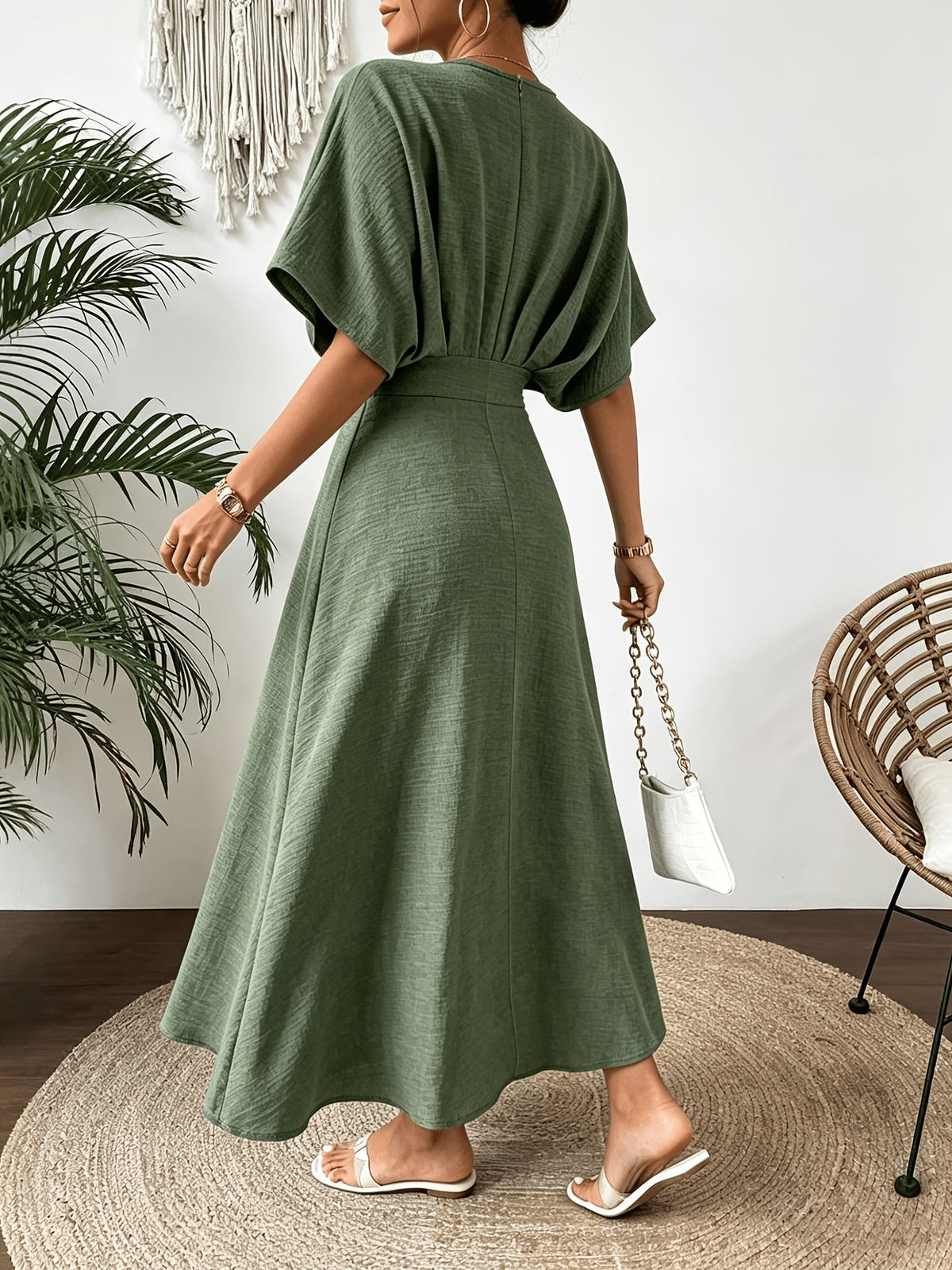 Rosalind Ockford Tiered Midi Dress