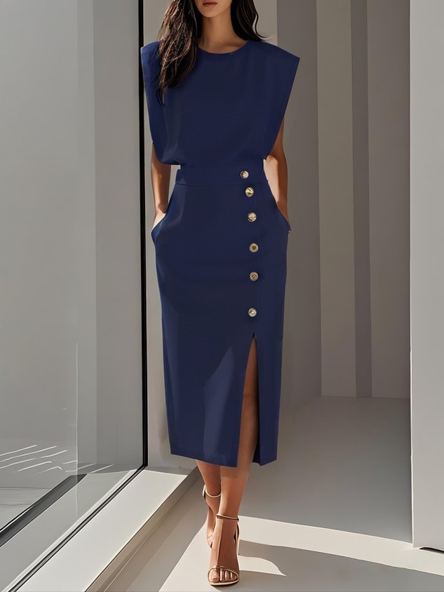 Clemence Varley Summer Midi Dress