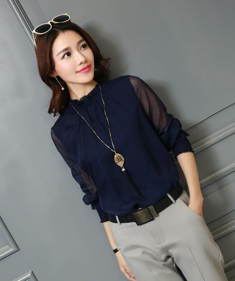 Millicent Elmsworth Long Sleeve Blouse
