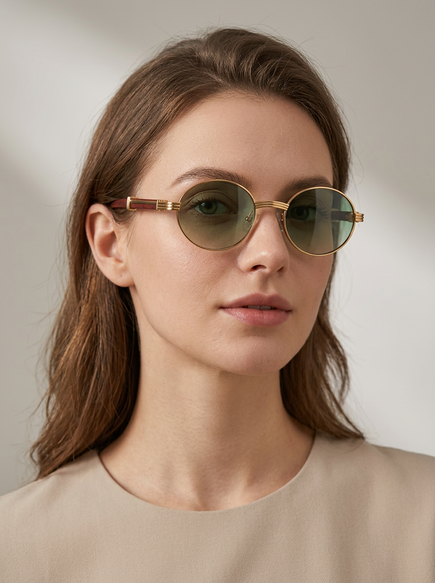 Henrietta Duncastle Round Sunglasses