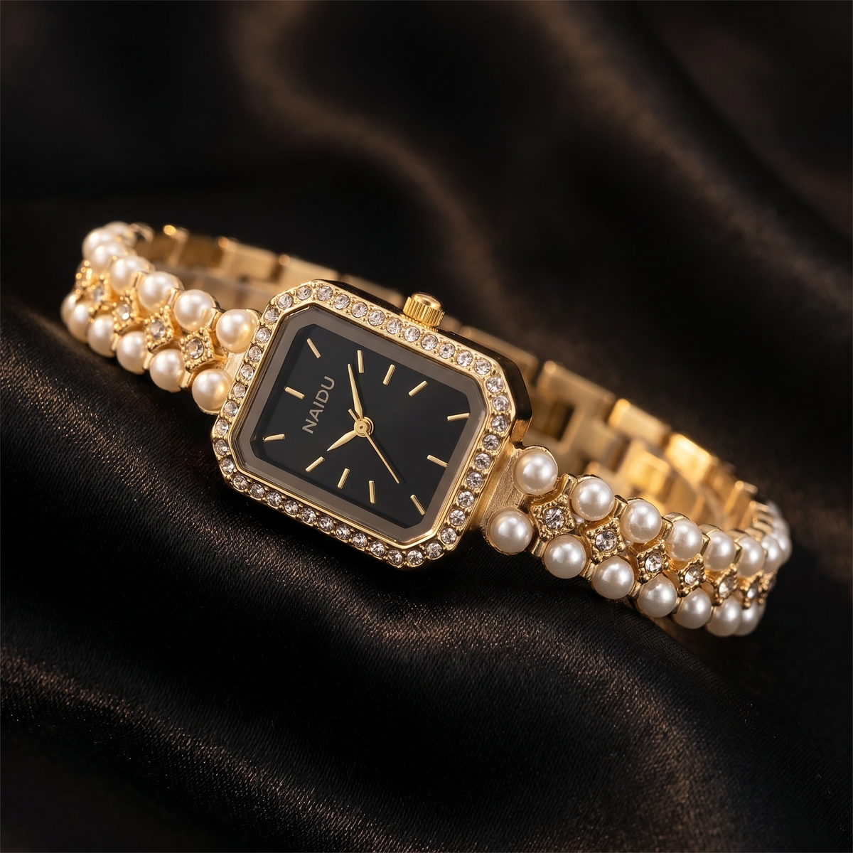 Arabella Corvine Square Watch