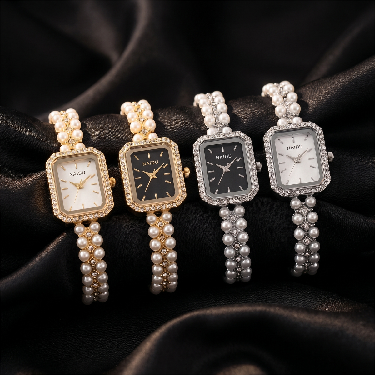 Arabella Corvine Square Watch