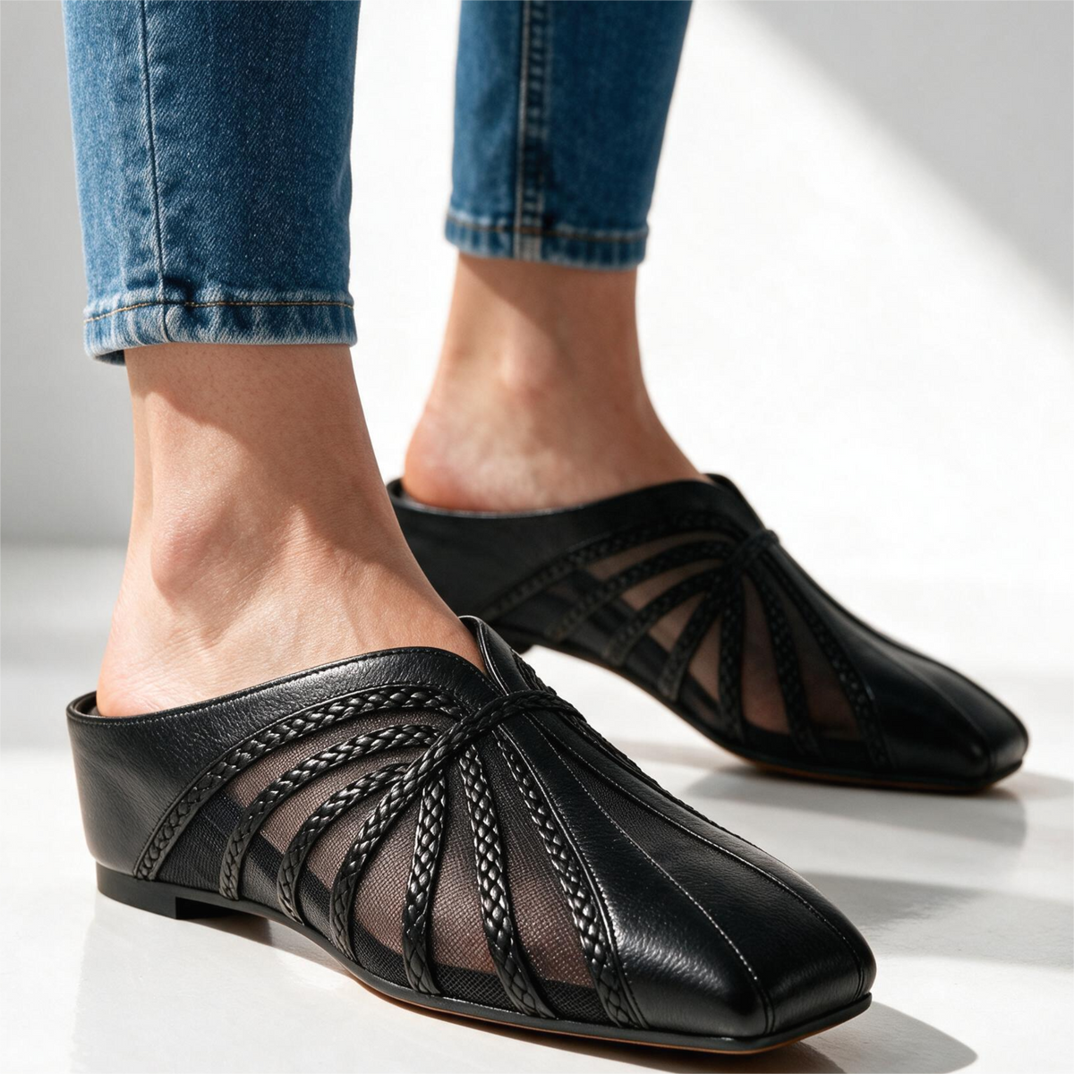 Millicent Rothbury Woven Slides