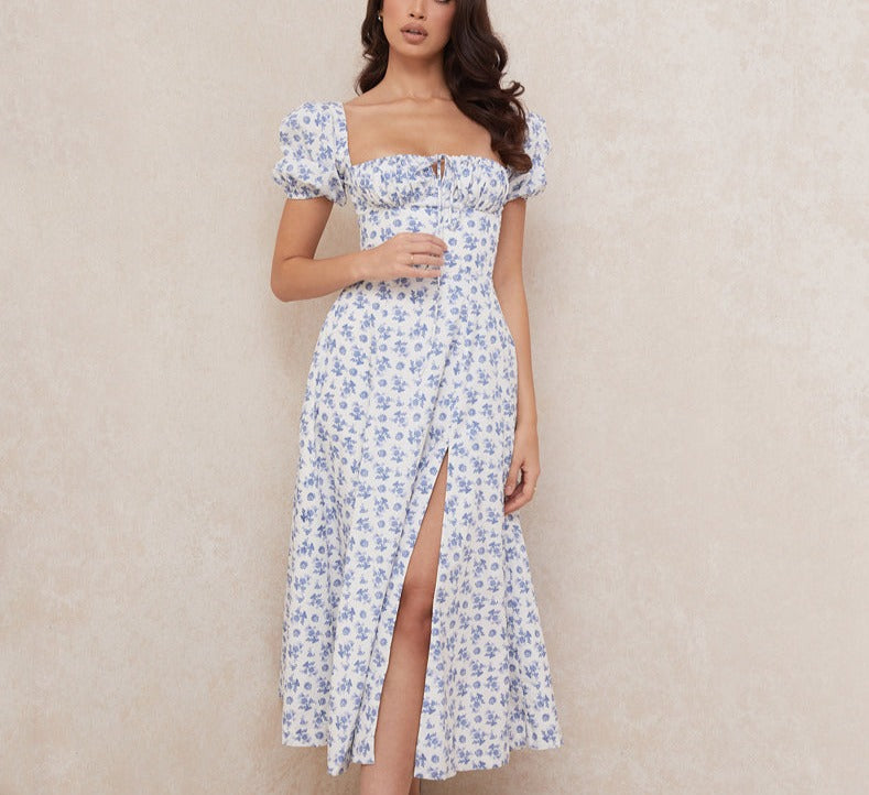 Anouk Ulverston Puff Sleeve Midi Dress