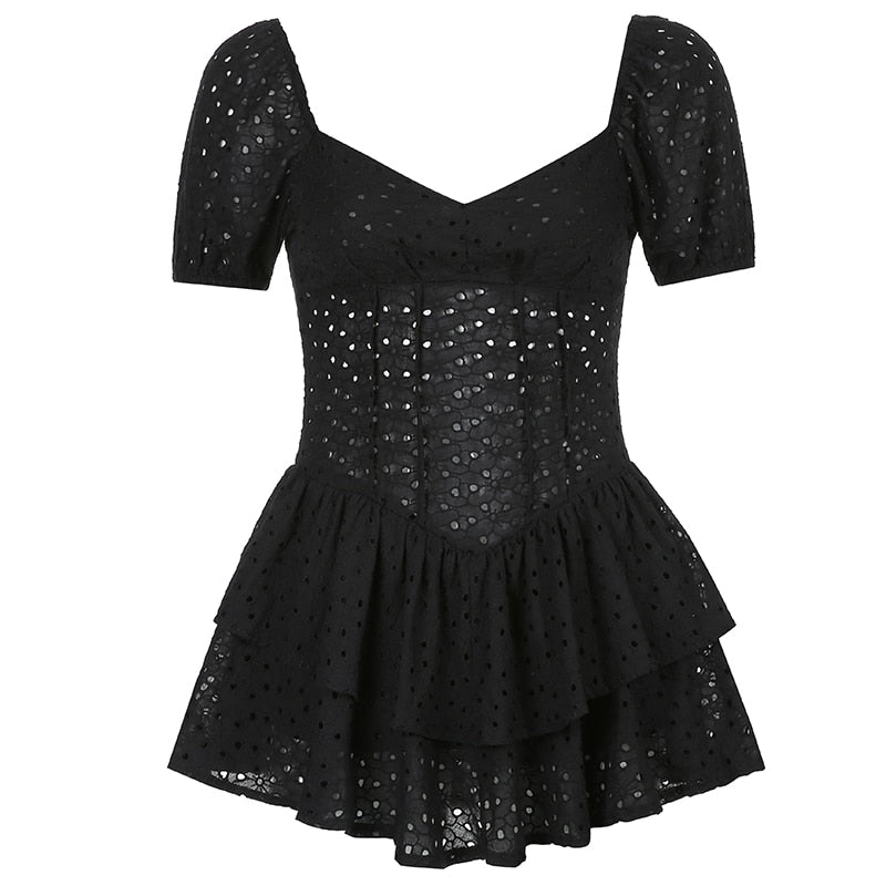 Anouk Vexley Pleated Midi Dress