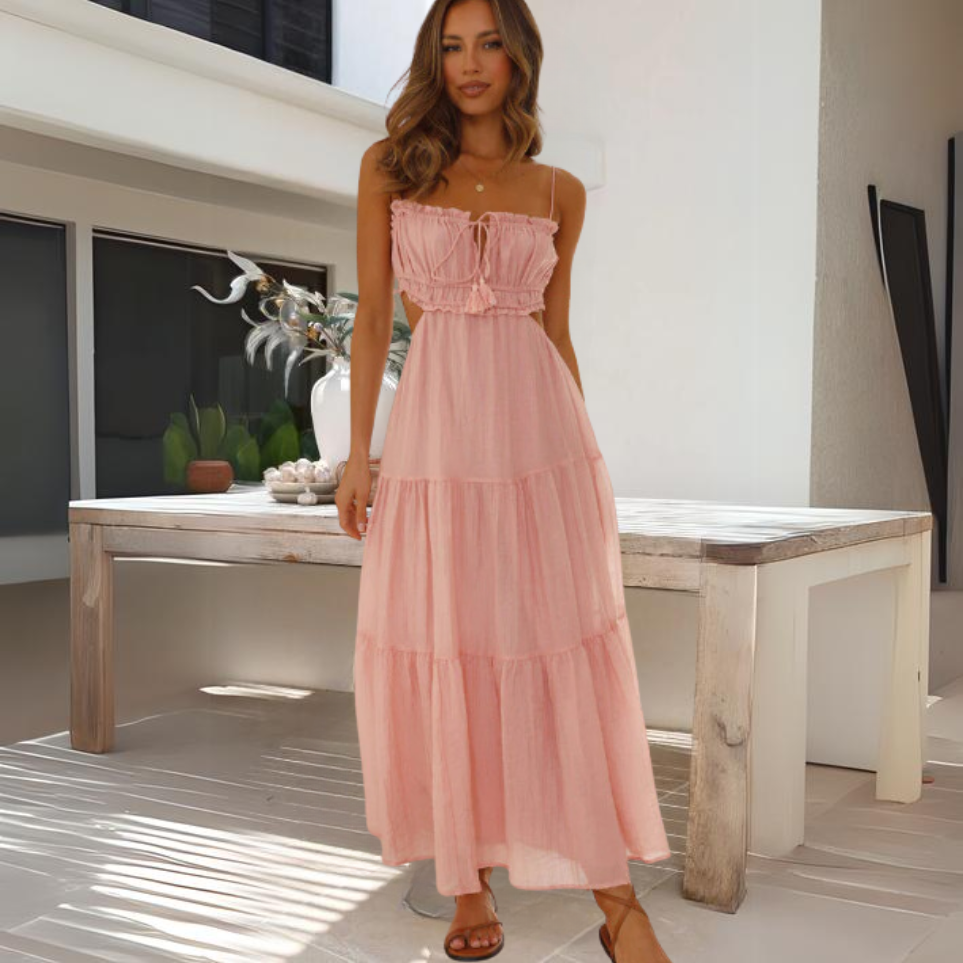 Leonie Ravensworth Cut Out Maxi Dress