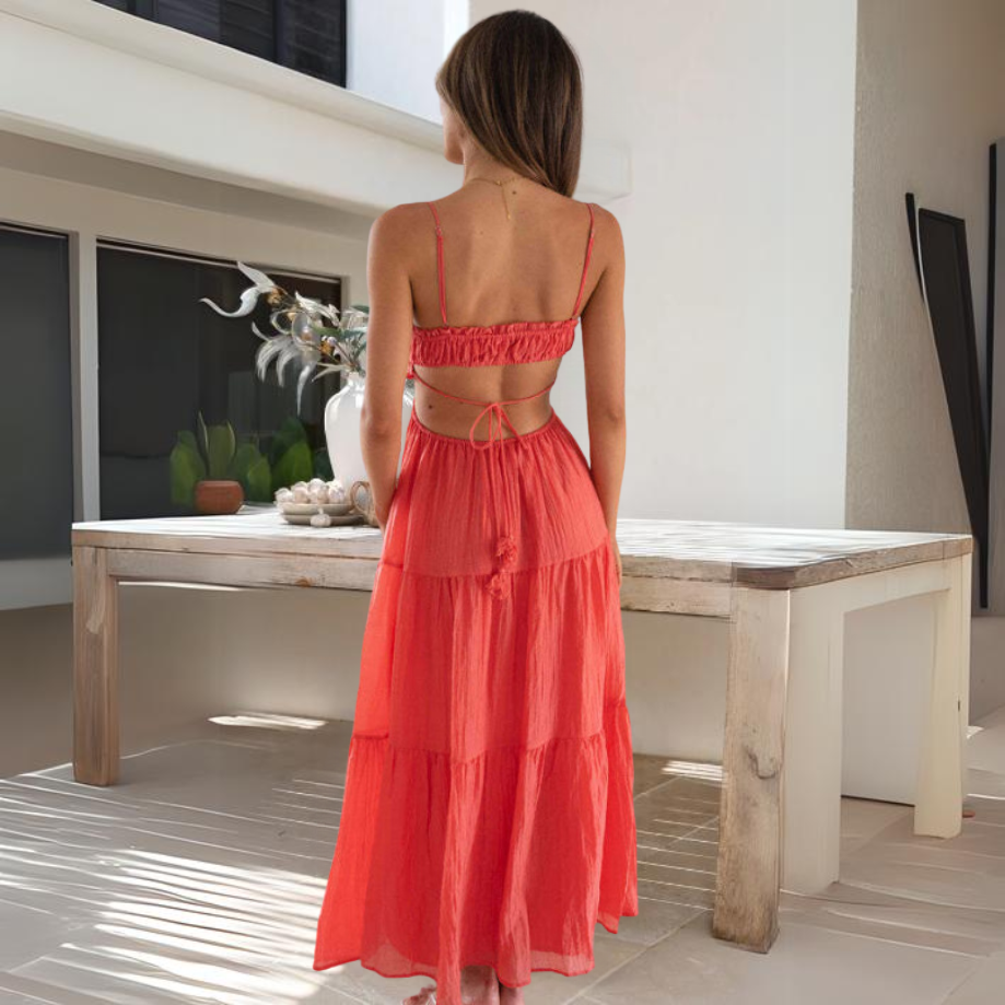 Leonie Ravensworth Cut Out Maxi Dress