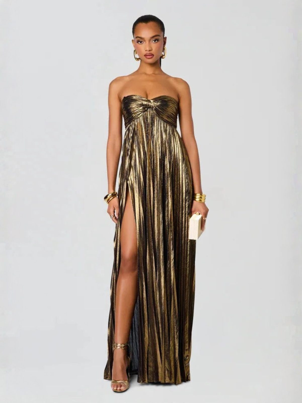 Celeste Vexley Strapless Maxi Dress